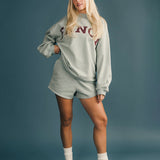 Fancy Oversized Fleece Mockneck - Mint Green