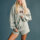 Fancy Oversized Fleece Mockneck - Mint Green