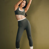 Fancy Fit Fit Double Layer Sculpt Bra - Hunter Green