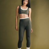 Fancy Fit Fit Double Layer Sculpt Bra - Hunter Green