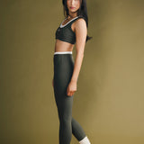 Fancy Fit Fit Double Layer Sculpt Bra - Hunter Green