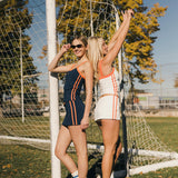 Fancy FitFlow Outline Tank - White/Orange