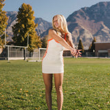 Fancy FitFlow Outline Tank - White/Orange