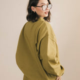 Fancy Fleece Wide Leg Sweatpants - Green Matcha