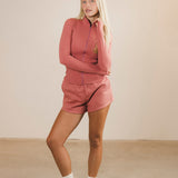 Fancy Fleece Lined Shorts - Strawberry