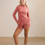 Fancy Fleece Lined Shorts - Strawberry