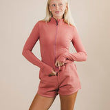 Fancy Fleece Lined Shorts - Strawberry