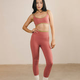 Fancy FitFlow Double Lined Leggings - Strawberry Matcha