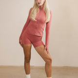 Fancy FitFlow Double Lined Shorts - Strawberry Matcha