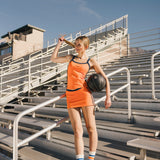 Fancy FitFlow Outline Tank - Burnt Orange/Navy