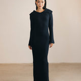 Mallory Off The Shoulder Maxi Dress - Navy