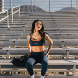 Fancy FitFlow Double Lined Leggings - Navy/Burnt Orange