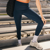 Fancy FitFlow Double Layered Athletic Bra - Navy/Burnt Orange