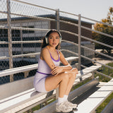 Fancy FitFlow Double Layered Tank - Lilac/Purple