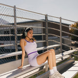 Fancy FitFlow Double Layered Tank - Lilac/Purple