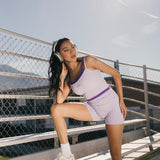 Fancy FitFlow Double Layered Tank - Lilac/Purple
