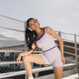 Fancy FitFlow Double Lined Shorts - Lilac/Purple