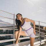 Fancy FitFlow Double Lined Shorts - Lilac/Purple