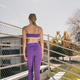 Fancy FitFlow Double Lined Leggings - Dark Purple/Lilac