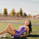 Fancy FitFlow Outline Tank - Dark Purple/Lilac