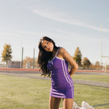 Fancy FitFlow Outline Tank - Dark Purple/Lilac