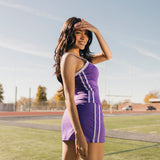 Fancy FitFlow Outline Tank - Dark Purple/Lilac