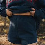 Fancy Fleece Lined Shorts - Midnight Navy