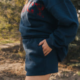 Fancy Fleece Lined Shorts - Midnight Navy