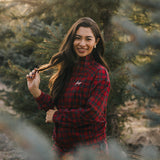 Fancy Performance Zip Jacket - Red Plaid