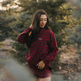 Fancy Performance Shorts - Red Plaid