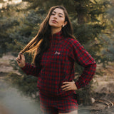 Fancy Performance Zip Jacket - Red Plaid