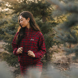 Fancy Performance Shorts - Red Plaid