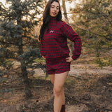 Fancy Performance Shorts - Red Plaid