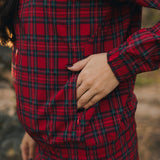 Fancy Performance Shorts - Red Plaid