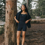 Fancy FitFlow Double Lined Shorts - Navy/Plaid