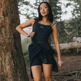 Fancy FitFlow Double Lined Shorts - Navy/Plaid