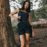 Fancy FitFlow Double Lined Shorts - Navy/Plaid