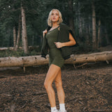 Fancy FitFlow Double Layered Tank - Alpine Green/Plaid