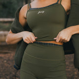 Fancy FitFlow Double Lined Shorts - Alpine Green/Plaid