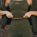 Fancy FitFlow Double Lined Shorts - Alpine Green/Plaid