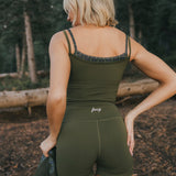 Fancy FitFlow Double Lined Shorts - Alpine Green/Plaid