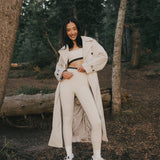 Fancy FitFlow Double Lined Leggings - Cream/Plaid