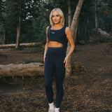 Fancy FitFlow Double Lined Leggings - Navy/Plaid