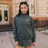 Fancy Performance Zip Jacket - Plaid