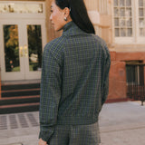 Fancy Performance Zip Jacket - Plaid