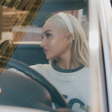 Fancy Oversized Fleece Plaid Collar Mockneck - Heather Grey/Plaid (PREORDER)