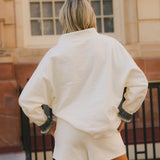 Fancy Fleece Lined Shorts - Cream