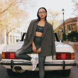 Fancy FitFlow Double Layered Athletic Bra - Plaid