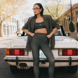 Fancy FitFlow Double Lined Leggings - Plaid (PREORDER)