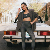 Fancy FitFlow Double Layered Athletic Bra - Plaid